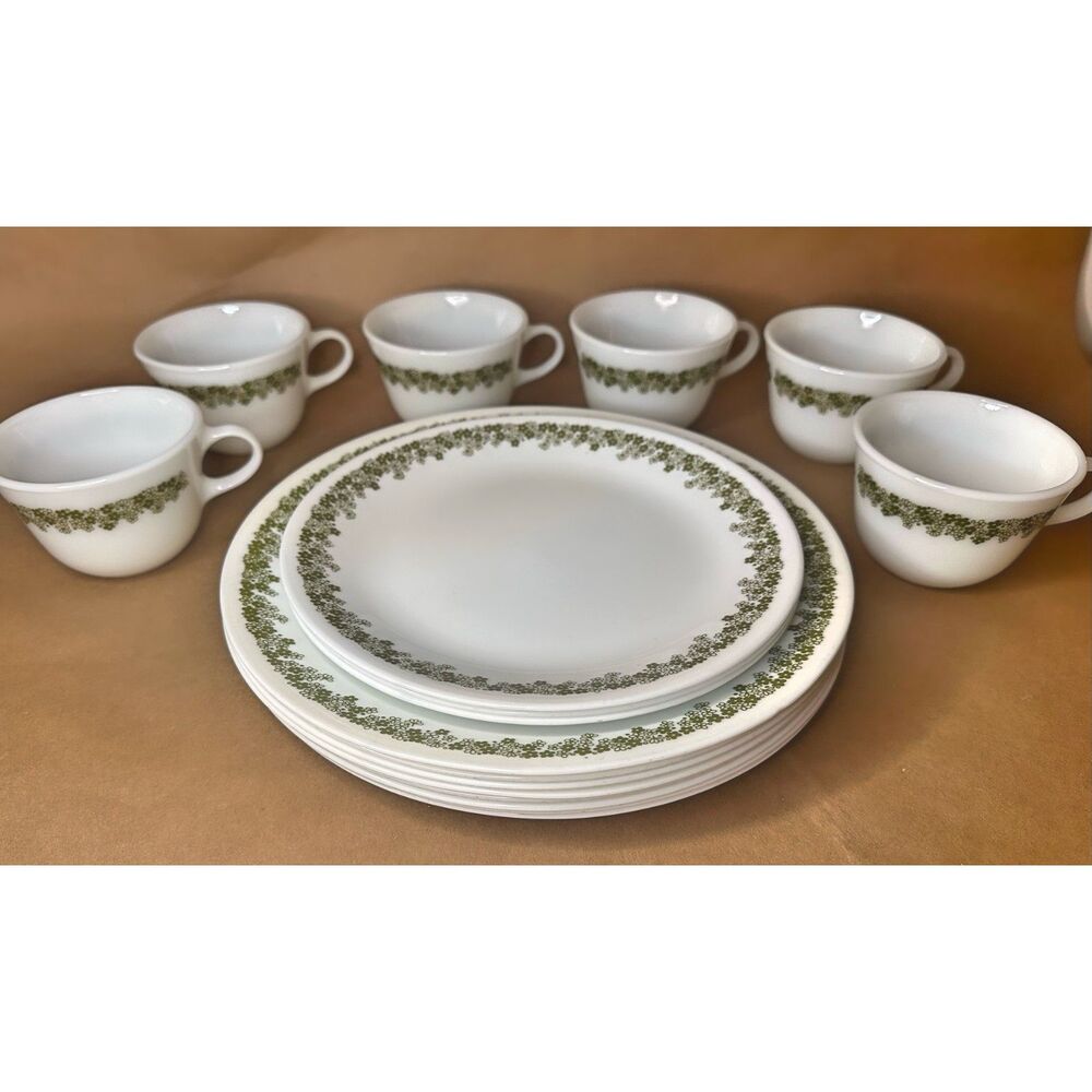 Vintage Corelle Spring Blossom Dinner Plates - Set of 4 (10.25 inch)